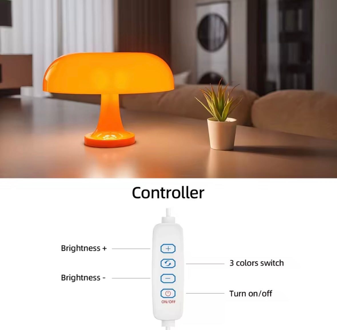 Classic Mushroom Table Lamp