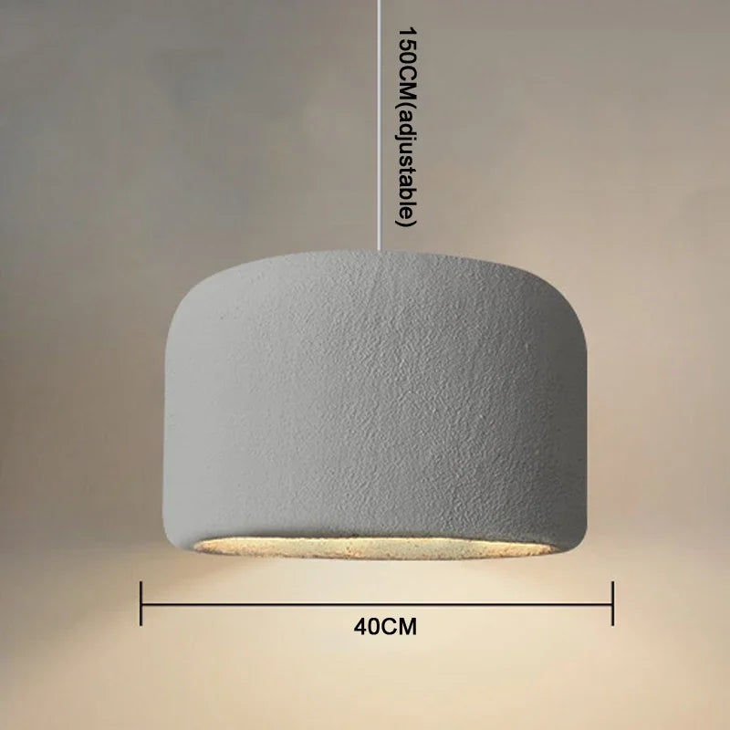 New Wabi Sabi Pendant Light Living Room Suspension Lamp Restaurant Lustre Chandelier Houes Decor Lighting Including Light Bulbs