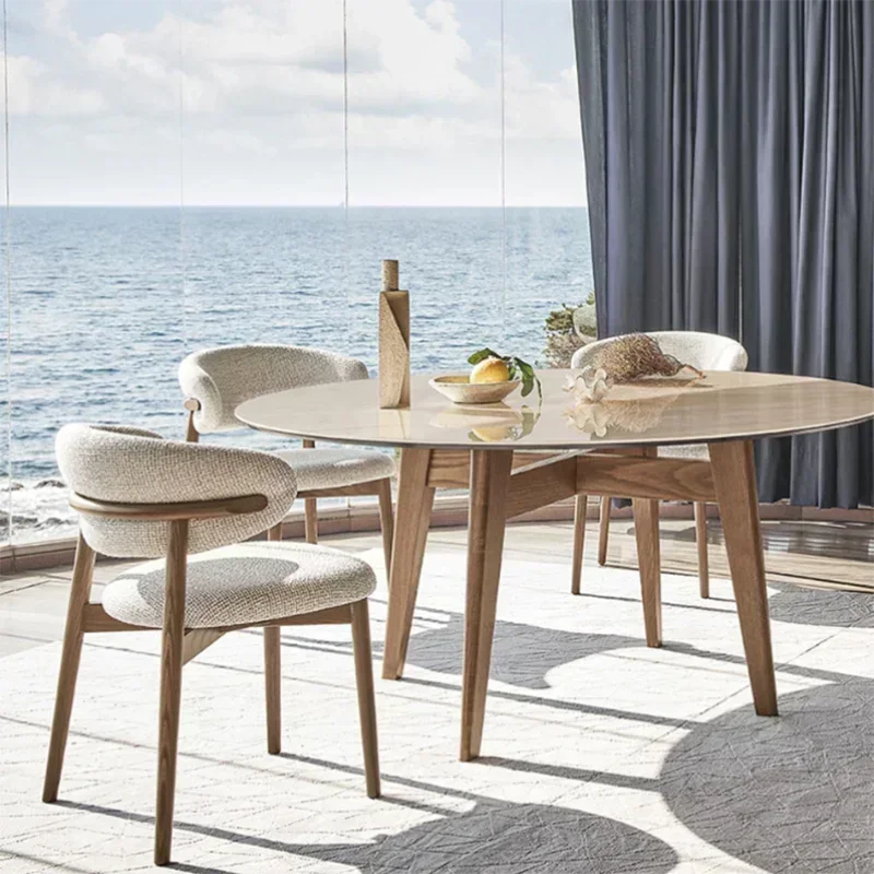 Light Luxury Solid Wood Comfortable Chair