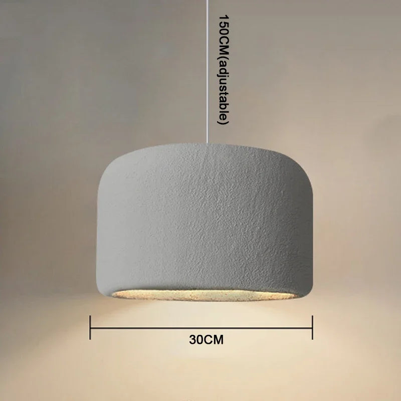 New Wabi Sabi Pendant Light Living Room Suspension Lamp Restaurant Lustre Chandelier Houes Decor Lighting Including Light Bulbs