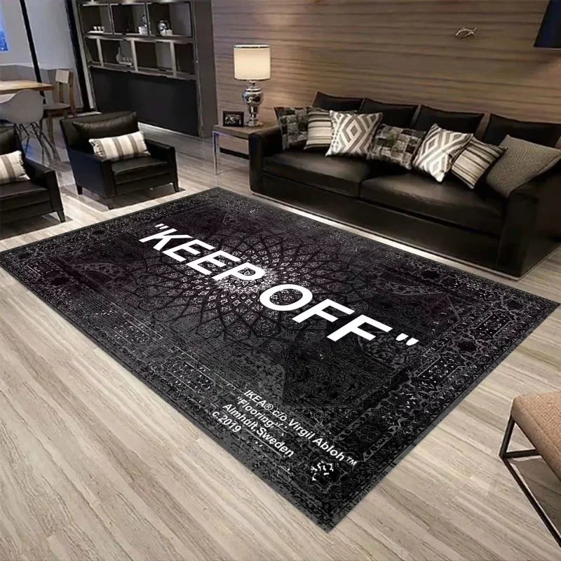 Shoes Off Shoes Room Hypebeast Living Room Bedroom Kitchen Bathroom Lightweight Rugs Washable Carpet Mat Home Decor