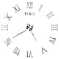 27/37/47inch Wall Clocks Coffee Cup Shape Frameless Wall Clock DIY  Quartz Needle Watch Acrylic Mirror Wall Stickers Home Decor