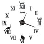 27/37/47inch Wall Clocks Coffee Cup Shape Frameless Wall Clock DIY  Quartz Needle Watch Acrylic Mirror Wall Stickers Home Decor