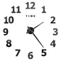 27/37/47inch Wall Clocks Coffee Cup Shape Frameless Wall Clock DIY  Quartz Needle Watch Acrylic Mirror Wall Stickers Home Decor
