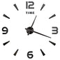 27/37/47inch Wall Clocks Coffee Cup Shape Frameless Wall Clock DIY  Quartz Needle Watch Acrylic Mirror Wall Stickers Home Decor