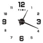 27/37/47inch Wall Clocks Coffee Cup Shape Frameless Wall Clock DIY  Quartz Needle Watch Acrylic Mirror Wall Stickers Home Decor