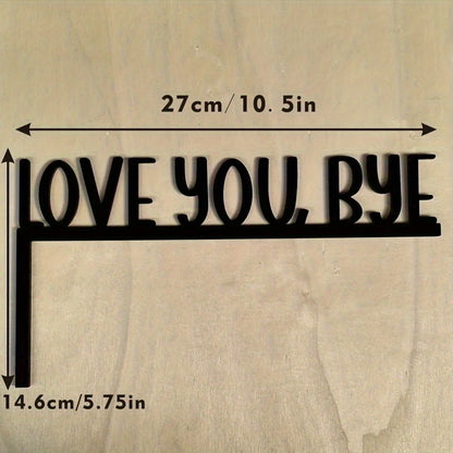 1pc Modern Metal Toilet Door Sign - Stylish Thinking Room Wall Sculpture - Home Decor Artwork - Decorative Door Frame Pendant