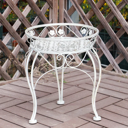 Heavy-Duty Metal Flower Pot Rack