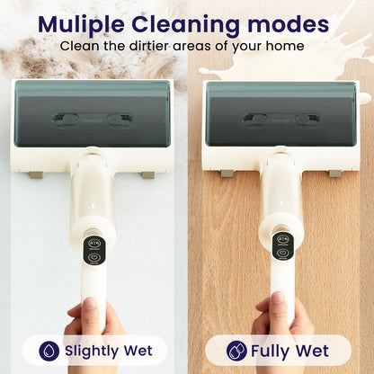 Lefant LS100 Cordless Wet Dry Mop - Self-Cleaning, One-Step Cleaning for Hard Floors, 170° Tilt, Small Size Space-Saving Design