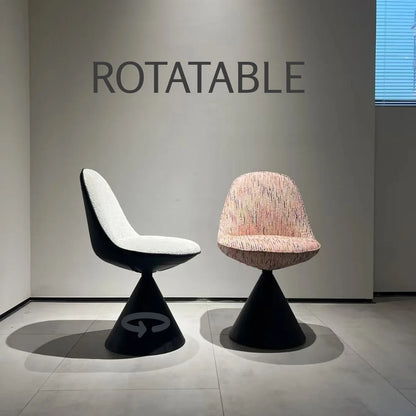 Italian style minimalist home reclining dining chair