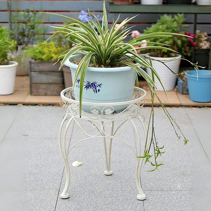 Heavy-Duty Metal Flower Pot Rack