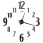 27/37/47inch Wall Clocks Coffee Cup Shape Frameless Wall Clock DIY  Quartz Needle Watch Acrylic Mirror Wall Stickers Home Decor