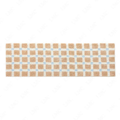 Cream-Colored Style Running Carpet Long-Length Carpet for Bedroom Headboard Sofa Bathroom Absorbent and Anti Slip Floor Mat
