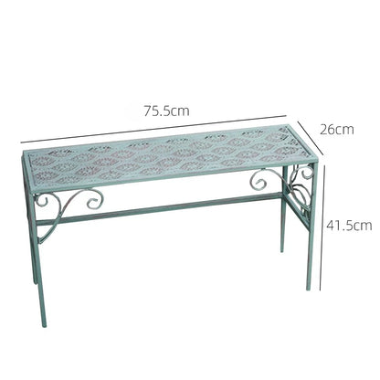 Metal ladder rack 3-piece set, outdoor flower pot display