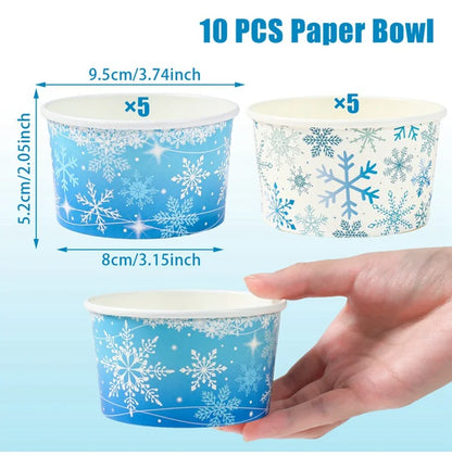 Christmas Santa Claus Paper Bowl