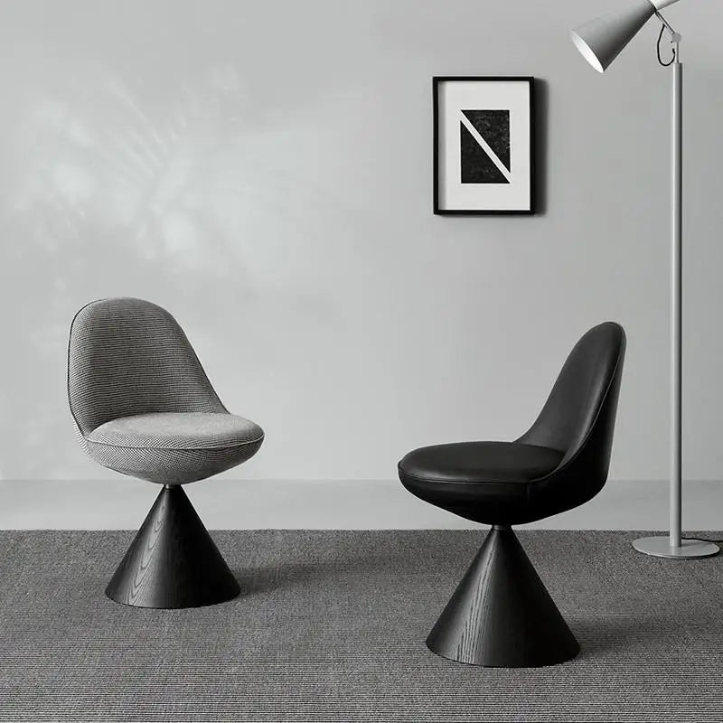 Italian style minimalist home reclining dining chair