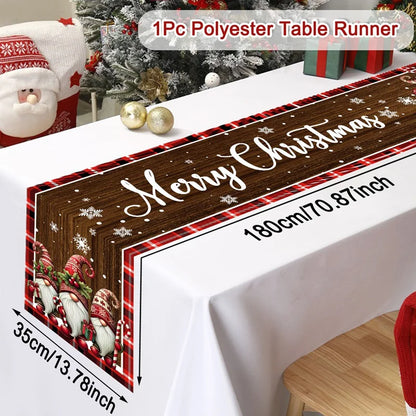 Christmas Gnome Table Runner