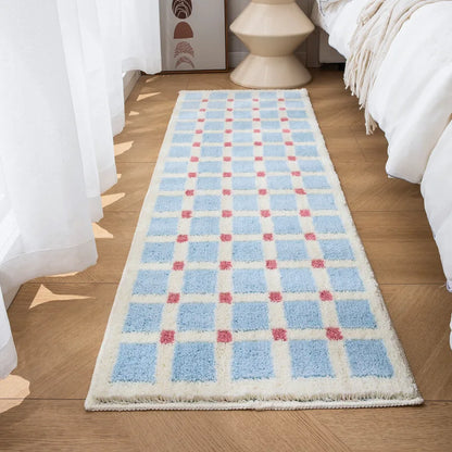 Cream-Colored Style Running Carpet Long-Length Carpet for Bedroom Headboard Sofa Bathroom Absorbent and Anti Slip Floor Mat