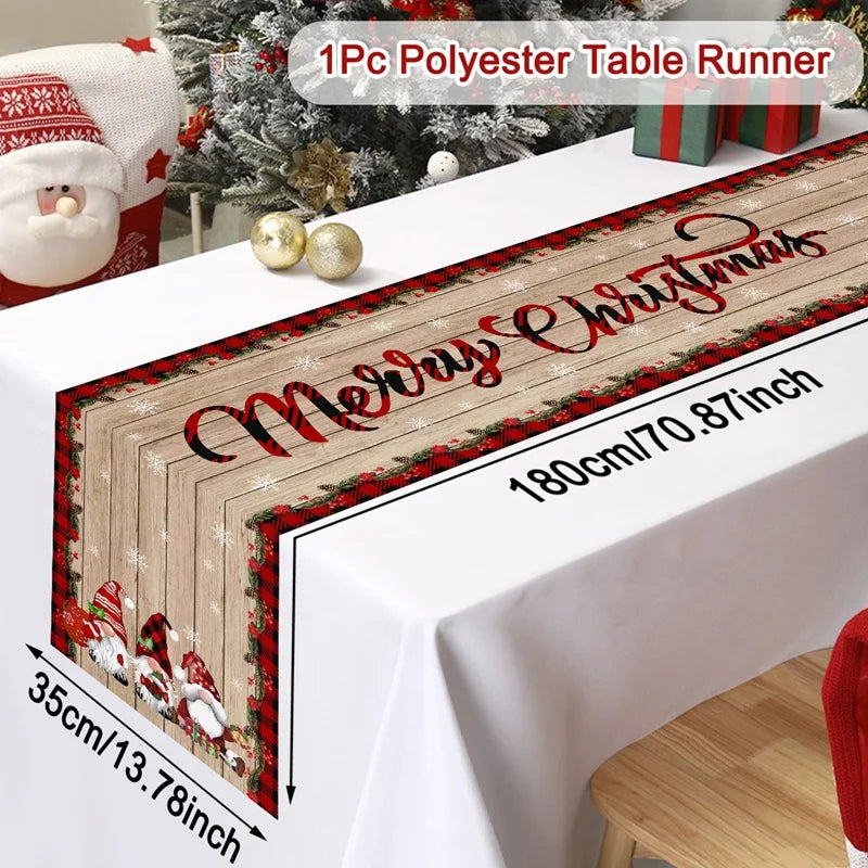 Christmas Gnome Table Runner