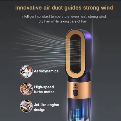 Professional 5-in-1 Hair Dryer Electric Hair Brush For Dyson Airwrap Automatic Hair Curler Straightener Hot Air Comb Home Use