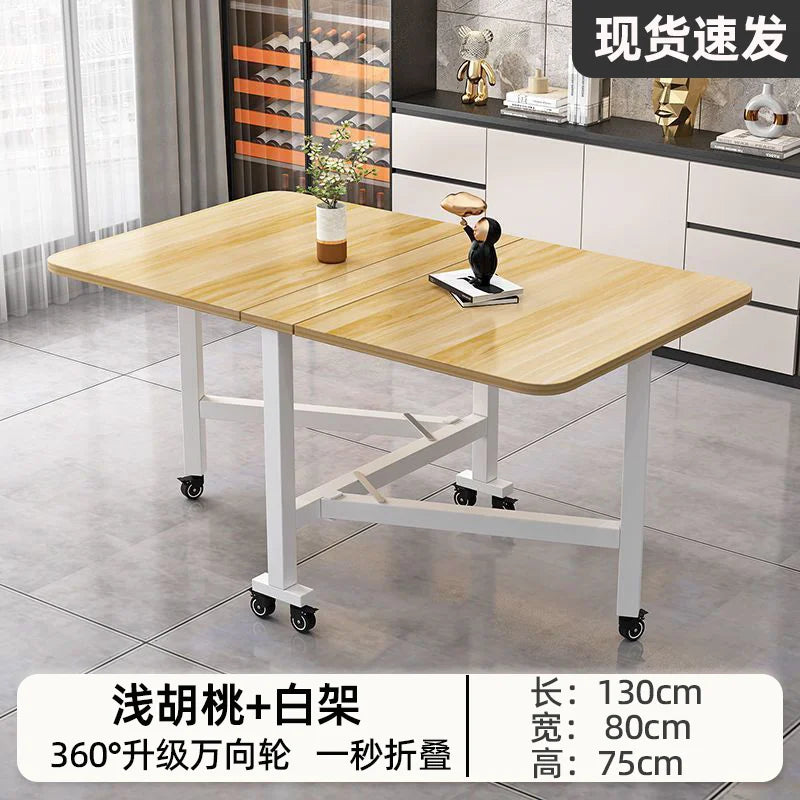 Folding dining table