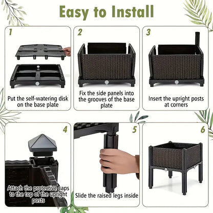 Weaving Elevated Garden Bed Kit