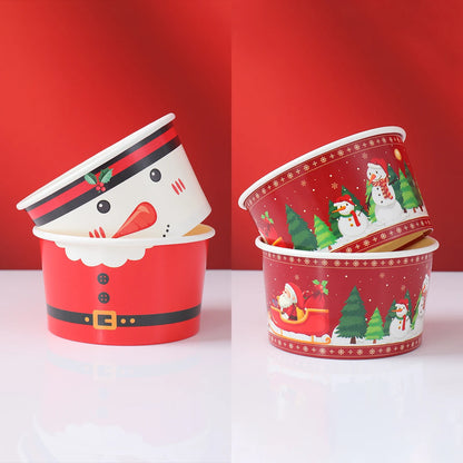 Christmas Santa Claus Paper Bowl