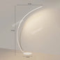 Nordic LED Corner Light Floor Lamps Black White C Design Bedroom Floor Lights Stand Light For Dining Living Room Home Decor