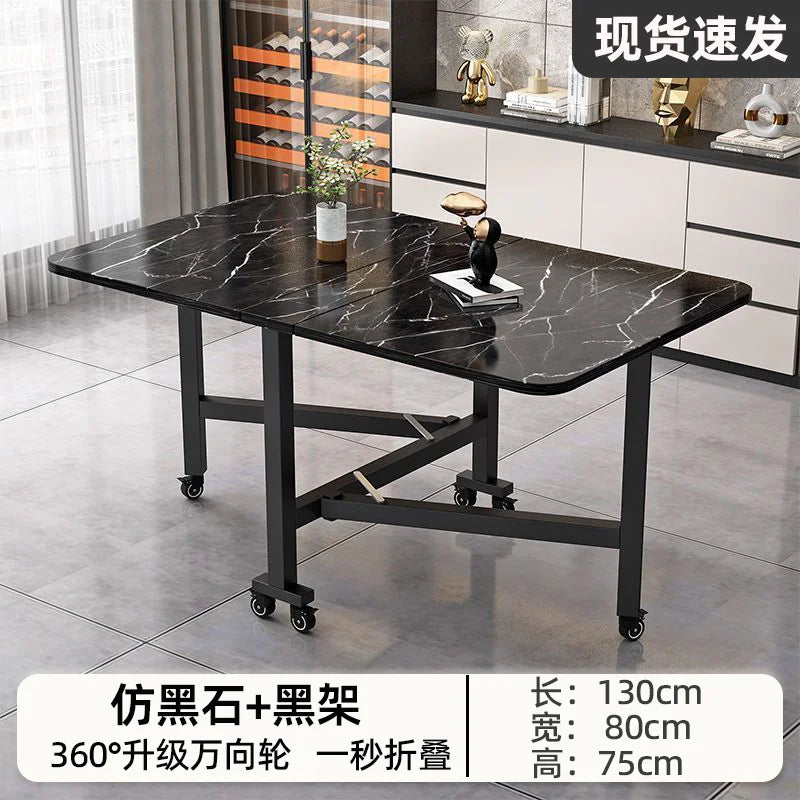 Folding dining table