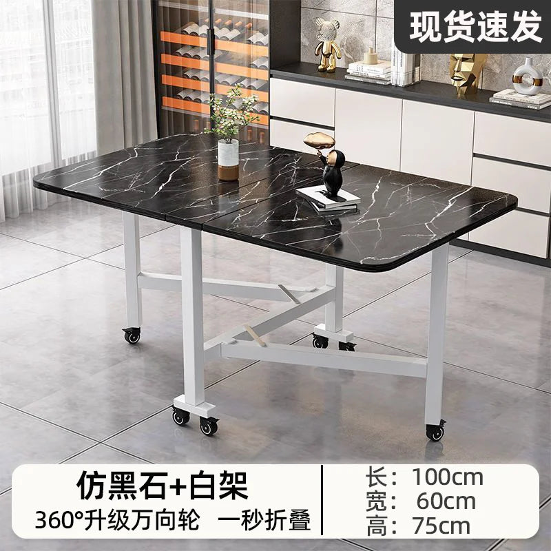 Folding dining table