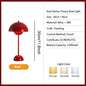 Rechargeable Alloy with ABS Table Lamp 3 Speed Adjustment Indoor Lighting Fixture Flower Bud Desk Lamps Home Decor Night Light