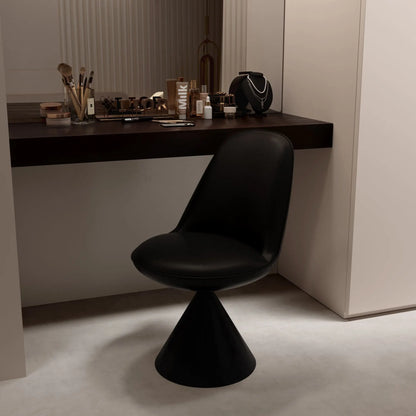 Italian style minimalist home reclining dining chair