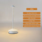 Creative LED Pointed Desk Lamp Charging Touch 3 Color Stepless Dimming Night Light Hotel Bar Restaurant Table Decoration Light