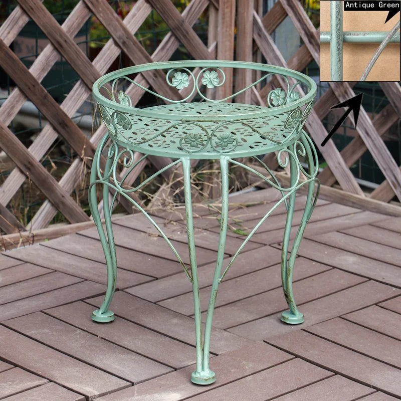 Heavy-Duty Metal Flower Pot Rack