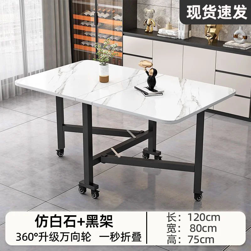 Folding dining table