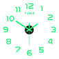 Digital Clock Wall Stickers Needle Decoration Glowing Clocks DIY Bedroom Living Home Quartz Creatives Removable Room Watches