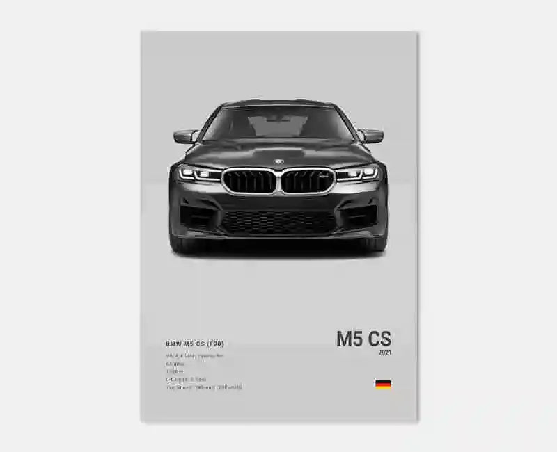 Pop Black And White Poster Wall Art Luxury Supercar F80 M3 M140 GTR HD Oil On Canvas Print Home Living Room Bedroom Decor Gift