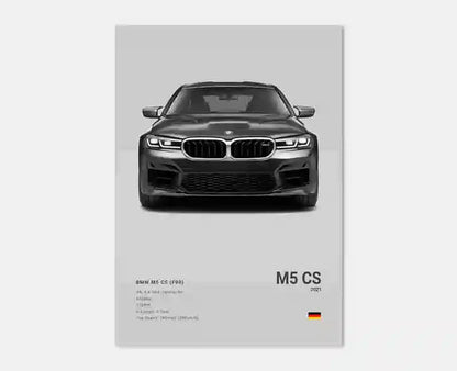 Pop Black And White Poster Wall Art Luxury Supercar F80 M3 M140 GTR HD Oil On Canvas Print Home Living Room Bedroom Decor Gift