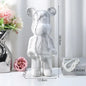 Aesthetic Bear Figure Resin Nordic Bear Statue Figurine Sculpture Luxury Livingroom Decoration Home Ornament Desk Accessories