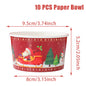 Christmas Santa Claus Paper Bowl