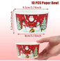 Christmas Santa Claus Paper Bowl
