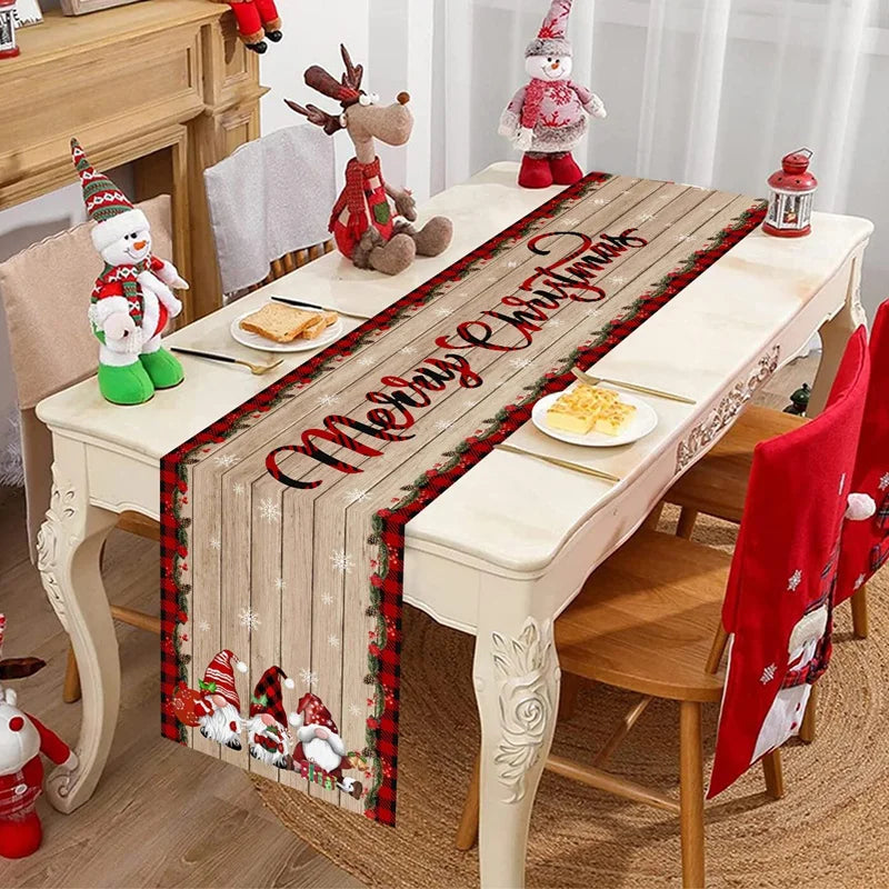 Christmas Gnome Table Runner