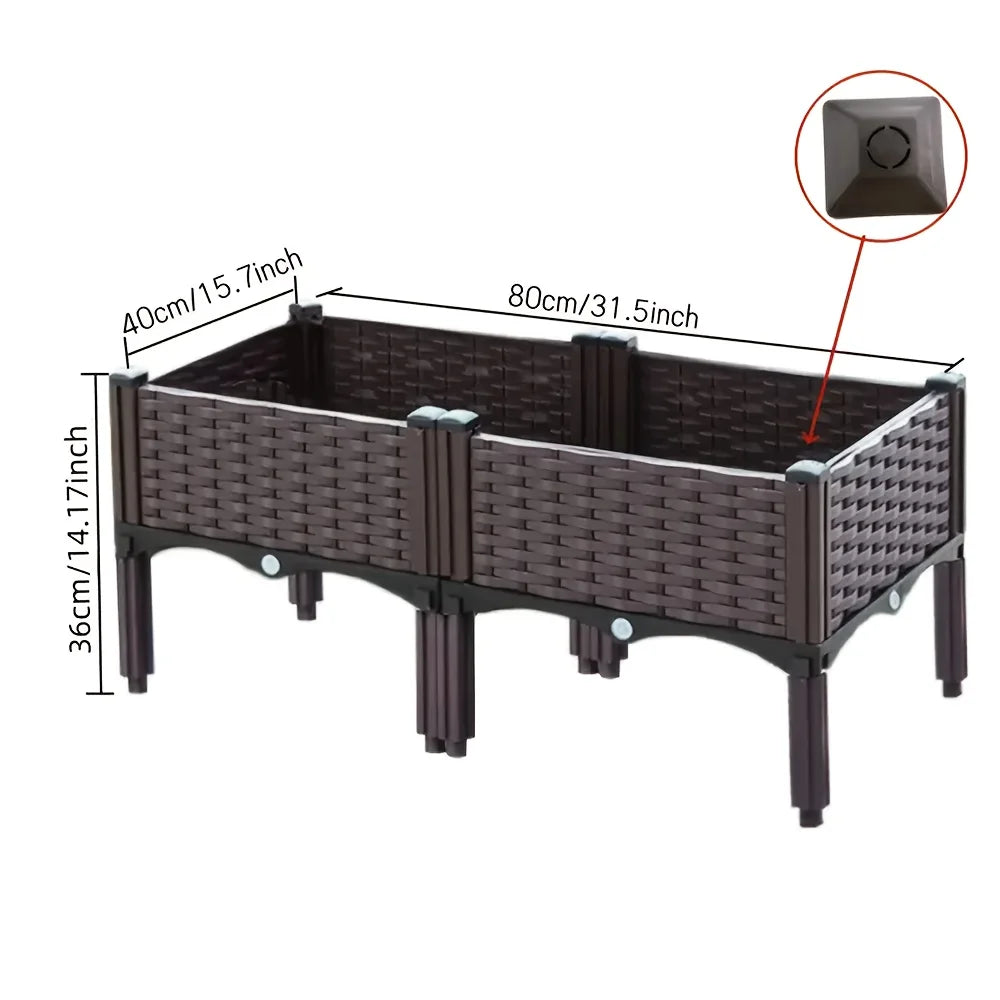 Weaving Elevated Garden Bed Kit