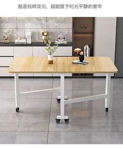 Folding dining table