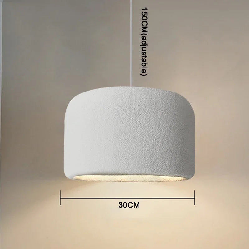 New Wabi Sabi Pendant Light Living Room Suspension Lamp Restaurant Lustre Chandelier Houes Decor Lighting Including Light Bulbs