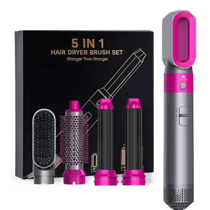 Professional 5-in-1 Hair Dryer Electric Hair Brush For Dyson Airwrap Automatic Hair Curler Straightener Hot Air Comb Home Use