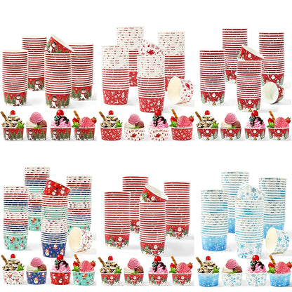 Christmas Santa Claus Paper Bowl