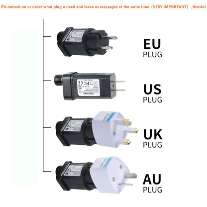 LED String Fairy Cluster Lights Green Wire Christmas Tree Lights Outdoor Garland New Year Street Home Party Wedding Decor Lamps