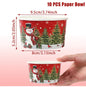 Christmas Santa Claus Paper Bowl