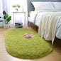 Fluffy Plush Carpet Ellipse for Children'S Bedroom Living Room Sofa Area Rugs Balcony Soft Silky Carpet Girl Room Home Decor